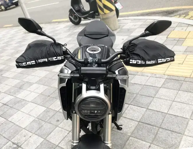 CB125 CB650 코나츠Konatsu 겨울용 핸들 방한토시