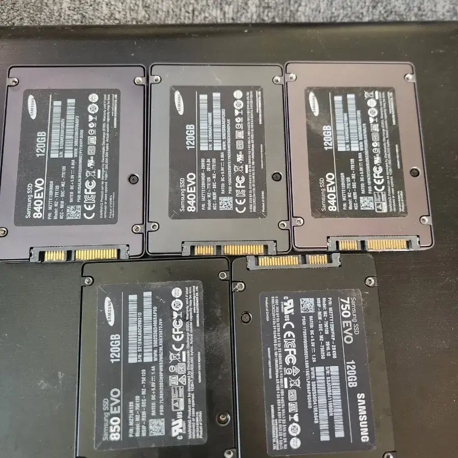 ssd <141>삼성 ssd 120g 5개묶음