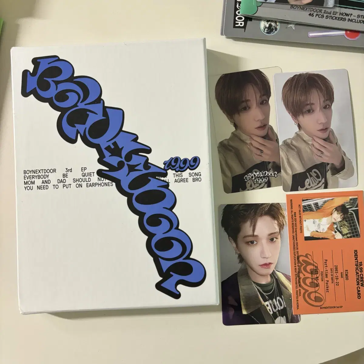 boynextdoor boynextdoor riwoo 19.99 album photocard Set