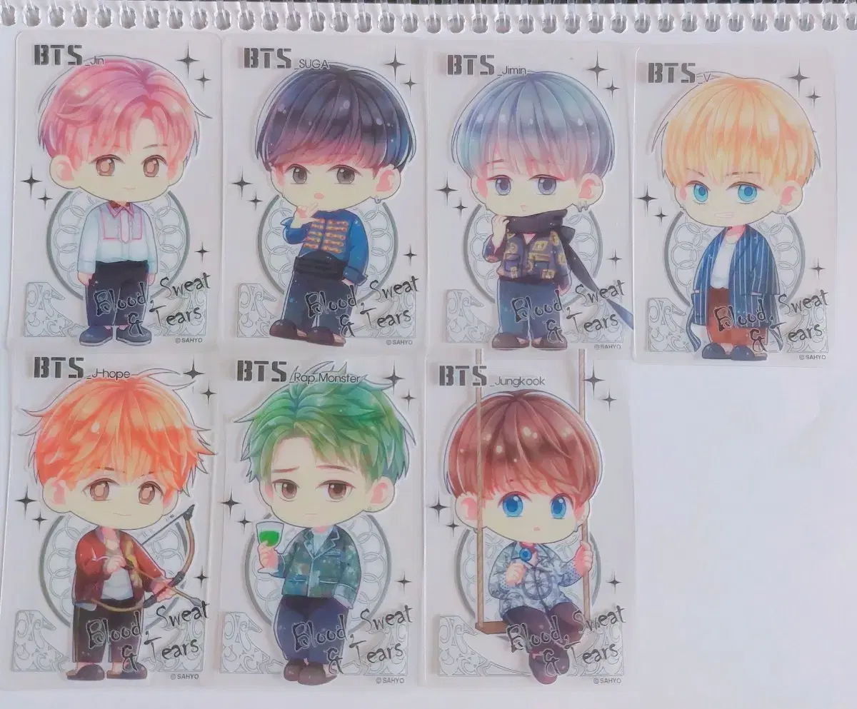 Bangtan unofficial goods bts BTS SDTransparent photocard sold in bulk