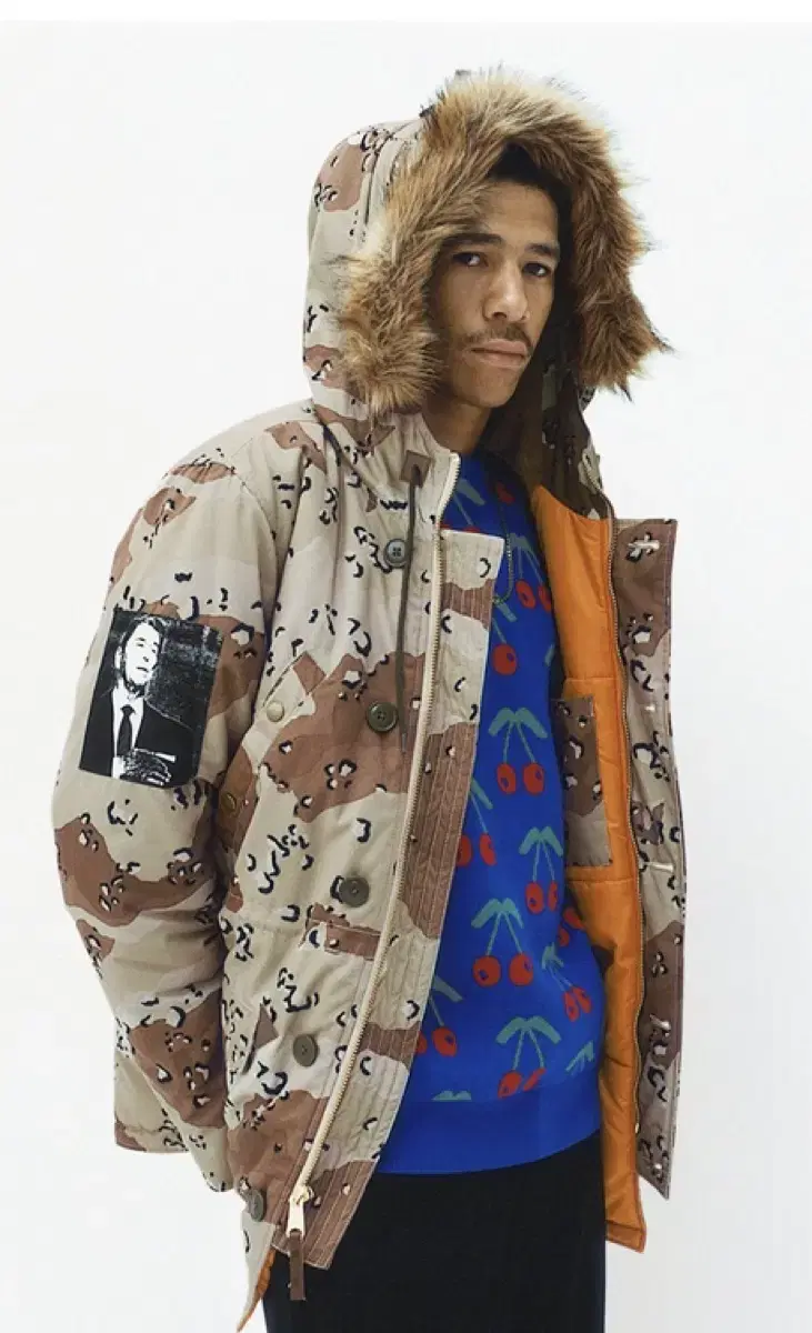 Supreme Padded Parka N-3B Desert Camo