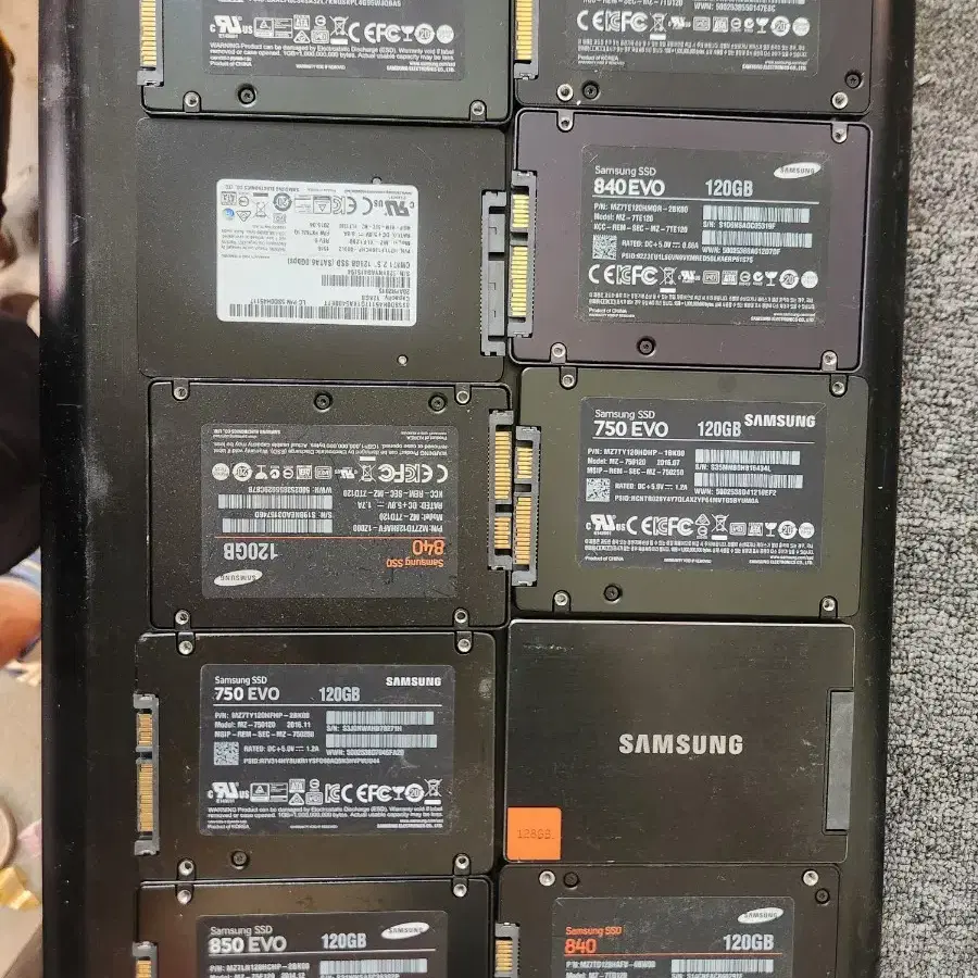 ssd<143>삼성ssd 120g 10개묶음