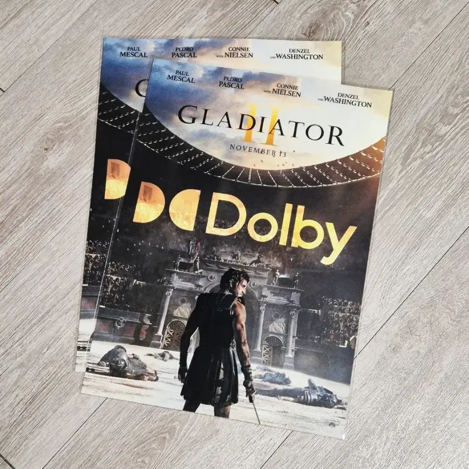 글래디에이터 돌비시네마 포스터 A3 돌비포스터 Dolby