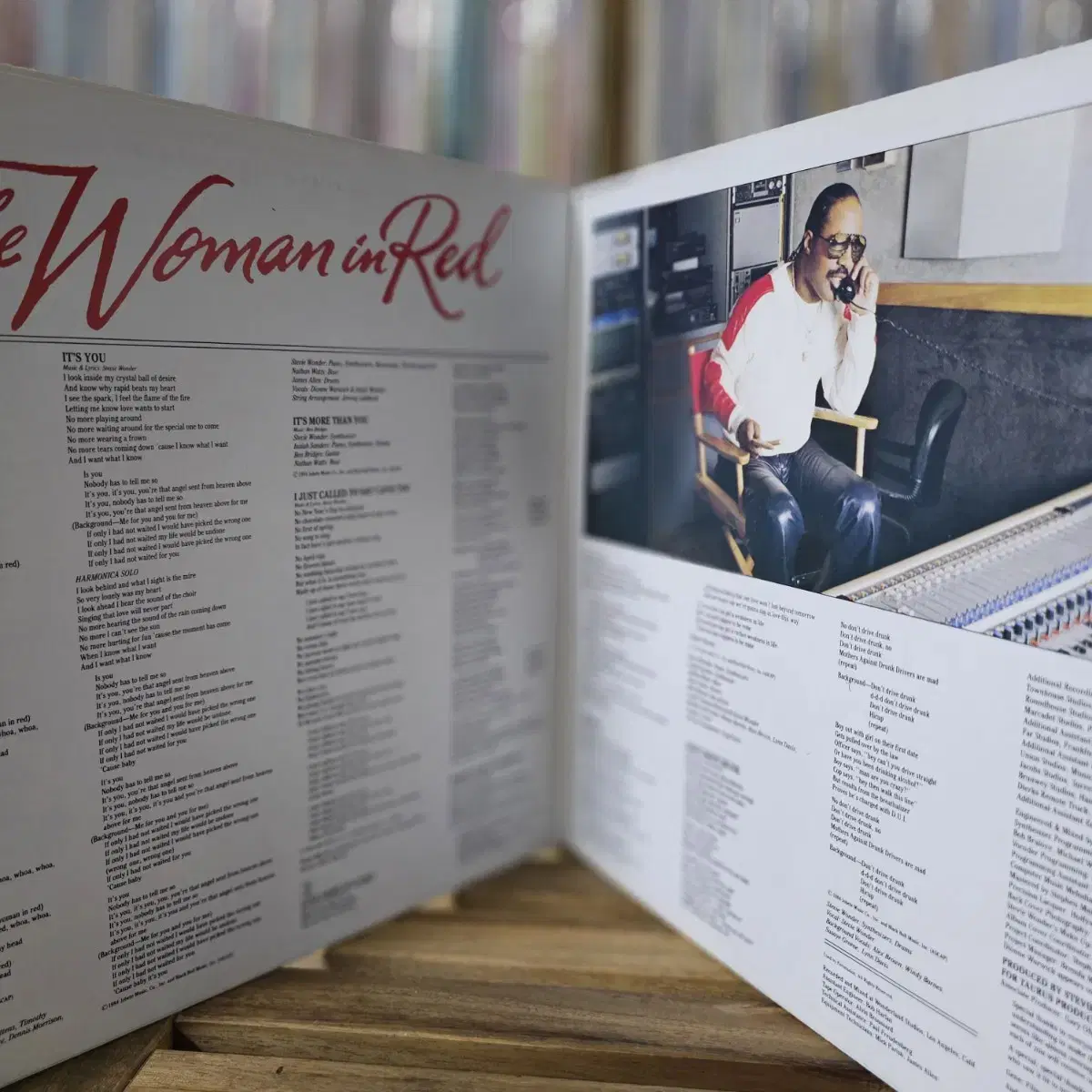 ₩ Stevie Wonder -The Woman In Red OST LP