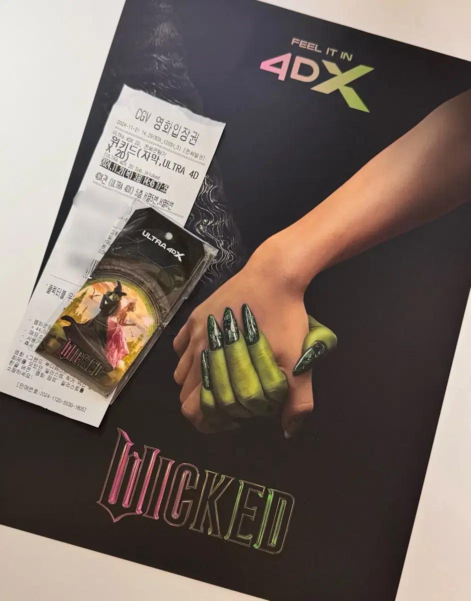 [bulk] Wicked 4DX pre-order benefit posters,moment labels