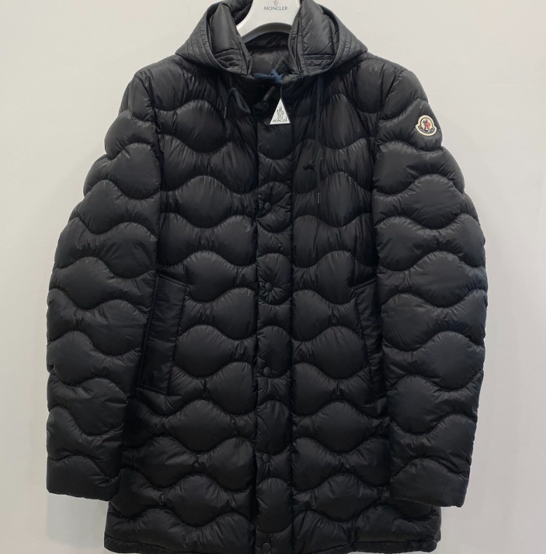 [3] Moncler DUBOC quilted long padded jacket