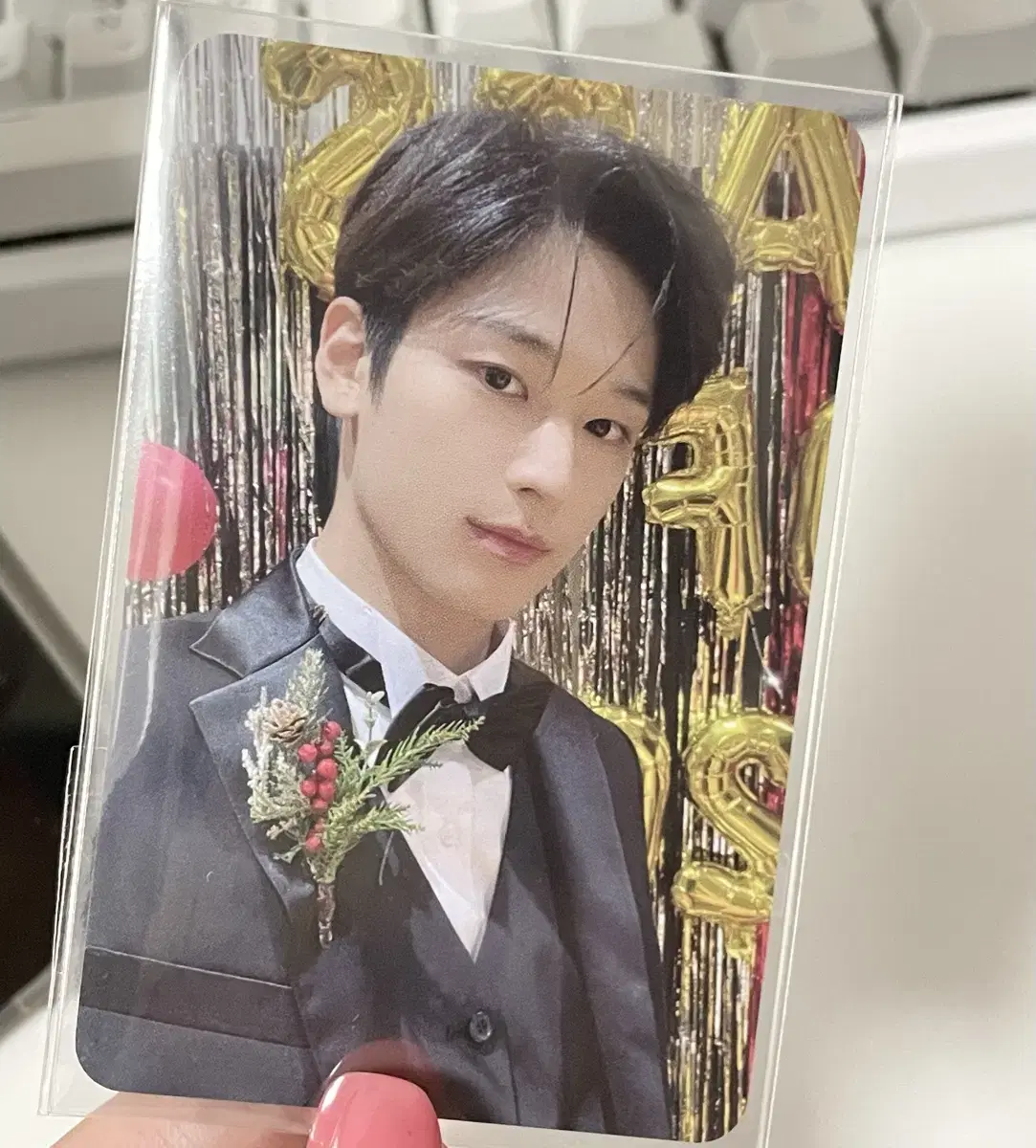 The Boyz juyeon Christmas Mr. MD Name Keyring Photocard