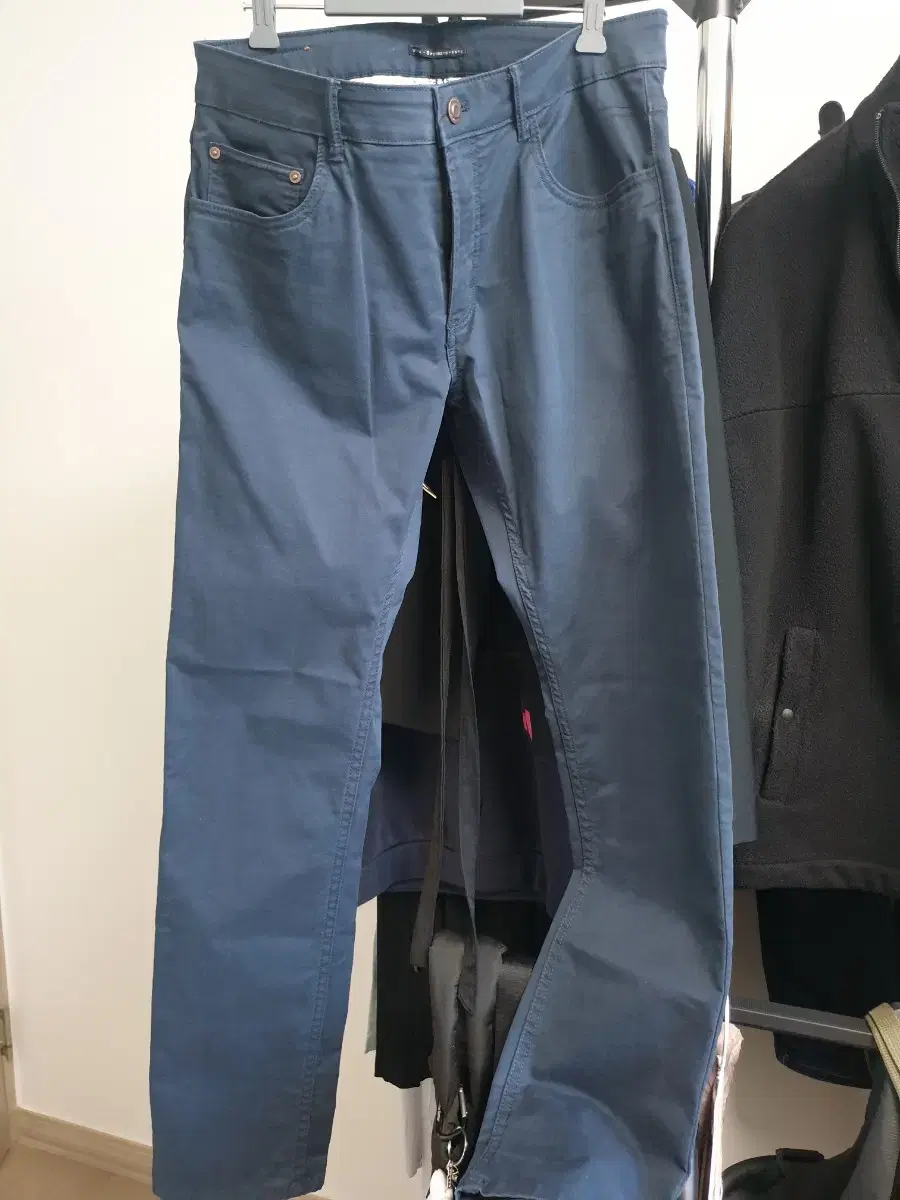 Mango navy cotton pants size 32