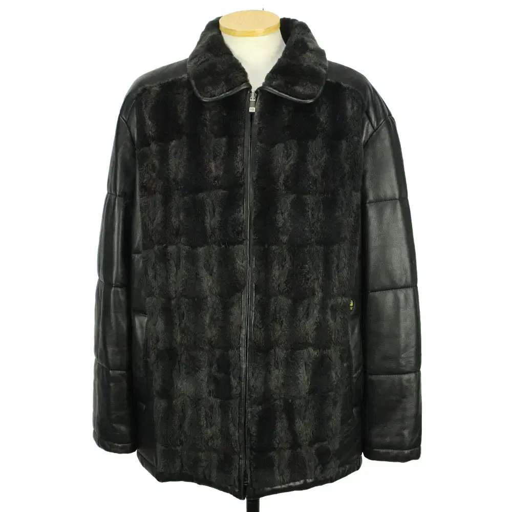 15065 이동수골프 Rabbit Fur Sheepskin Jacket 95 Men's Leather Jacket Branguet