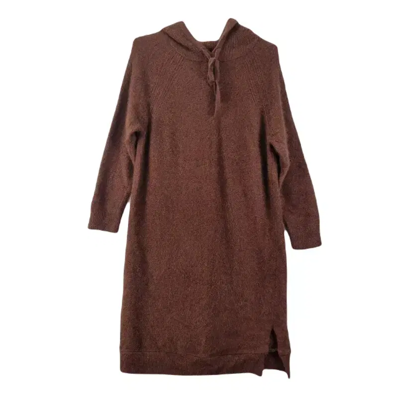 e8807 mui womens free brown knit hooded one piece/dirk