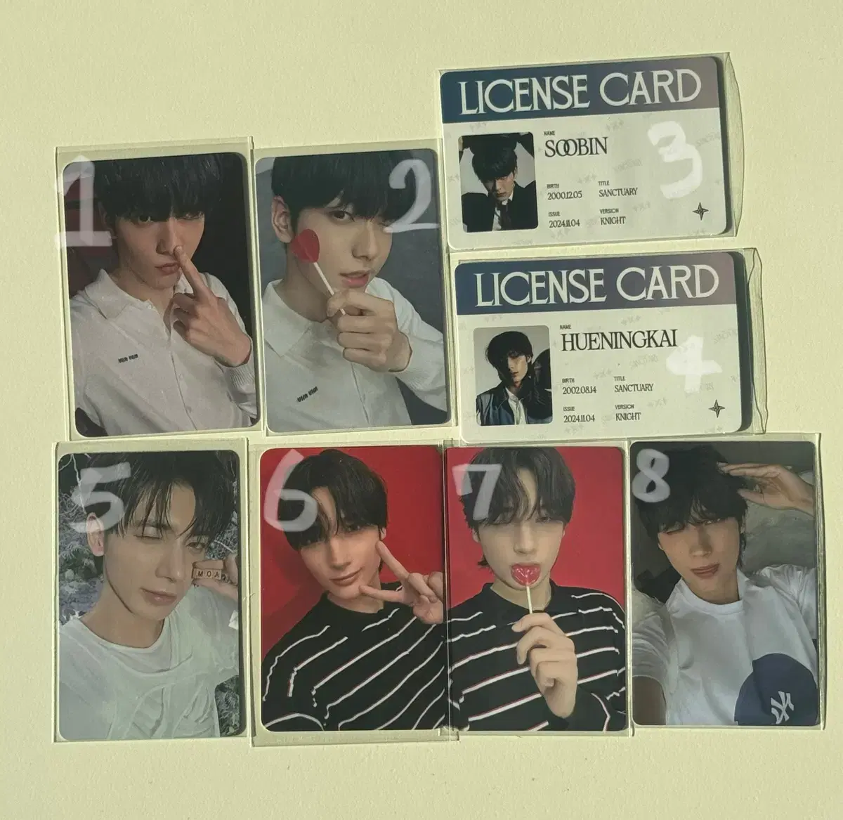 txt soobin taehyun hueningkai photocard Sell