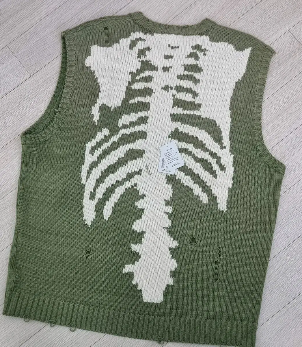 Capital Bone Knit Vest Green Size 3