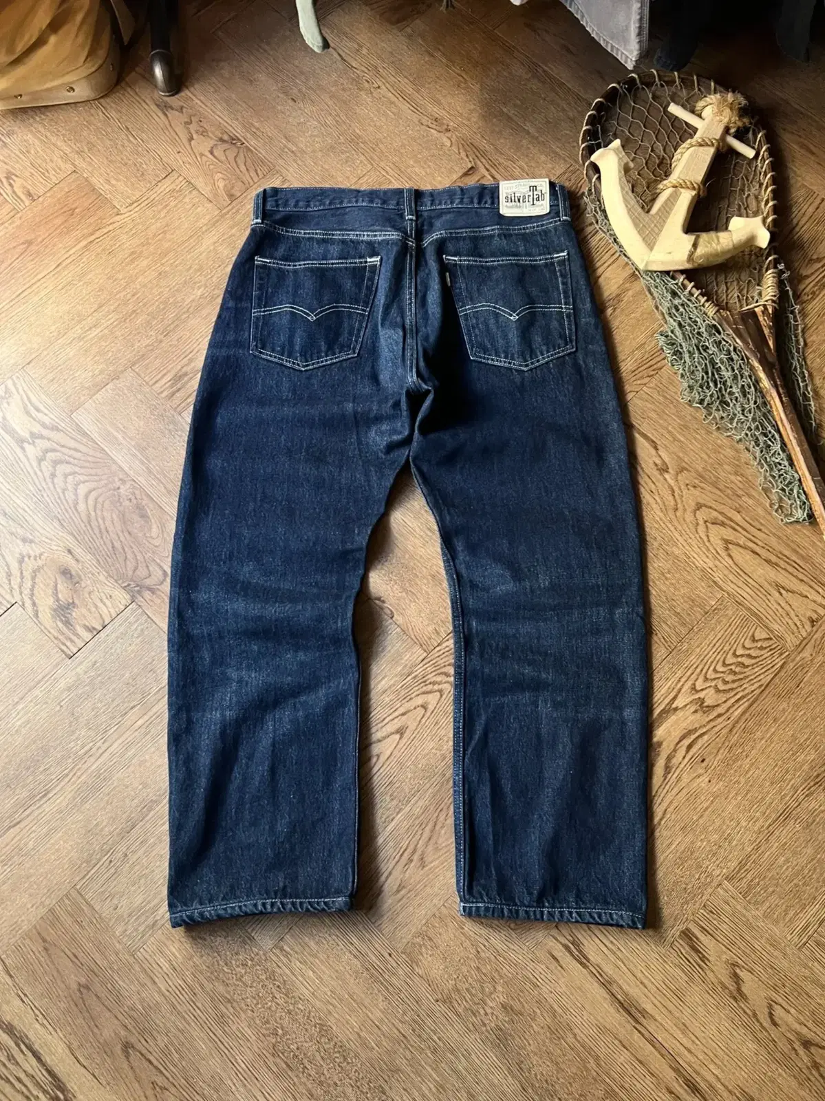 [34] Levi's Silvertab Relaxed Fit Jin Blue Denim Pants