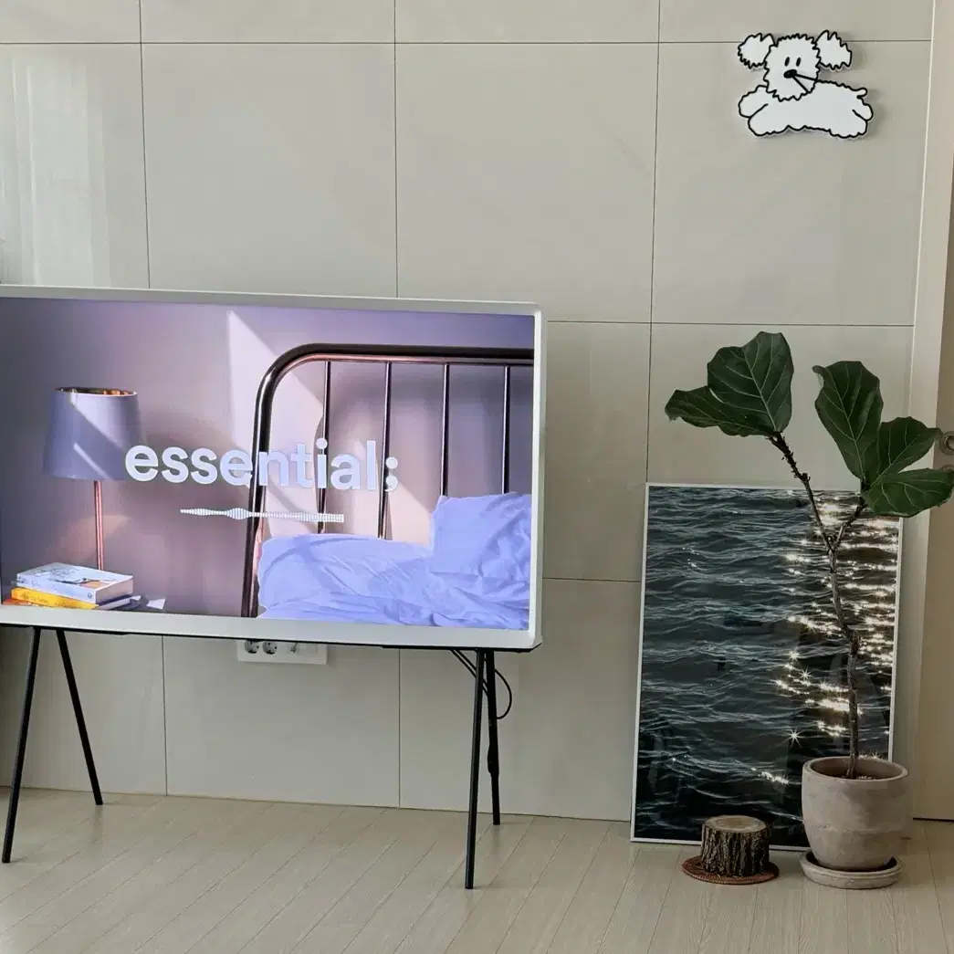 삼성 셰리프 55inch The Serif 스탠드형 TV