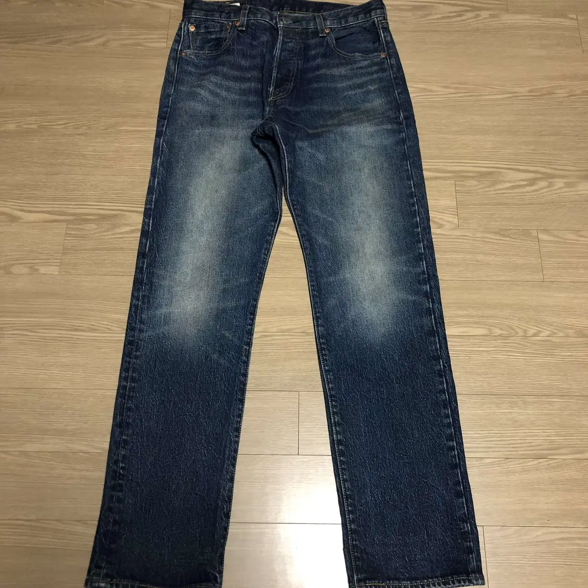 30) Levi's 501 93 Medium Blue Washed Denim Warm Jin