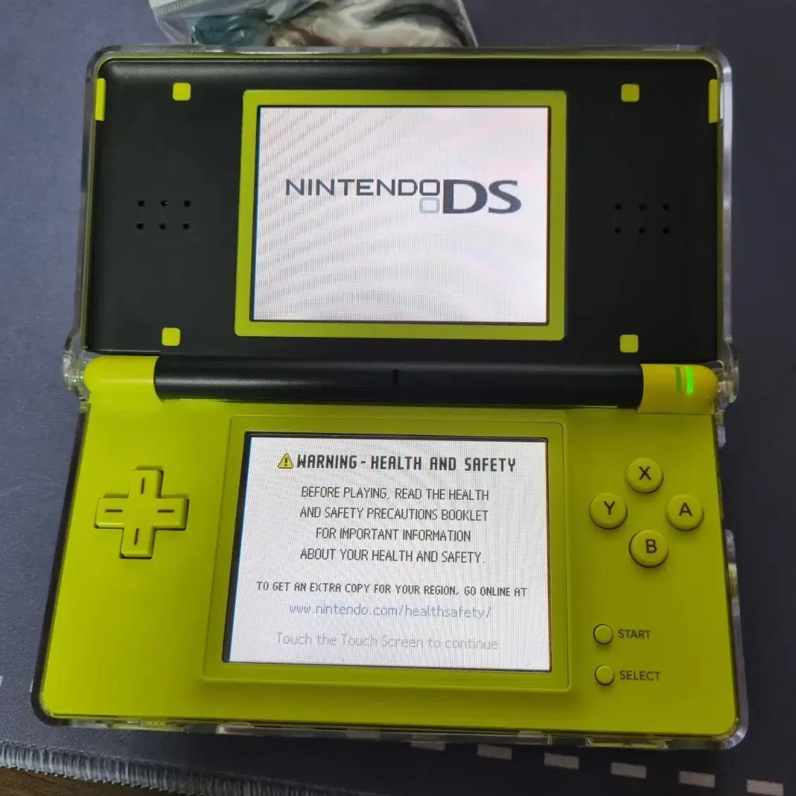 닌텐도 ds lite 라임블랙