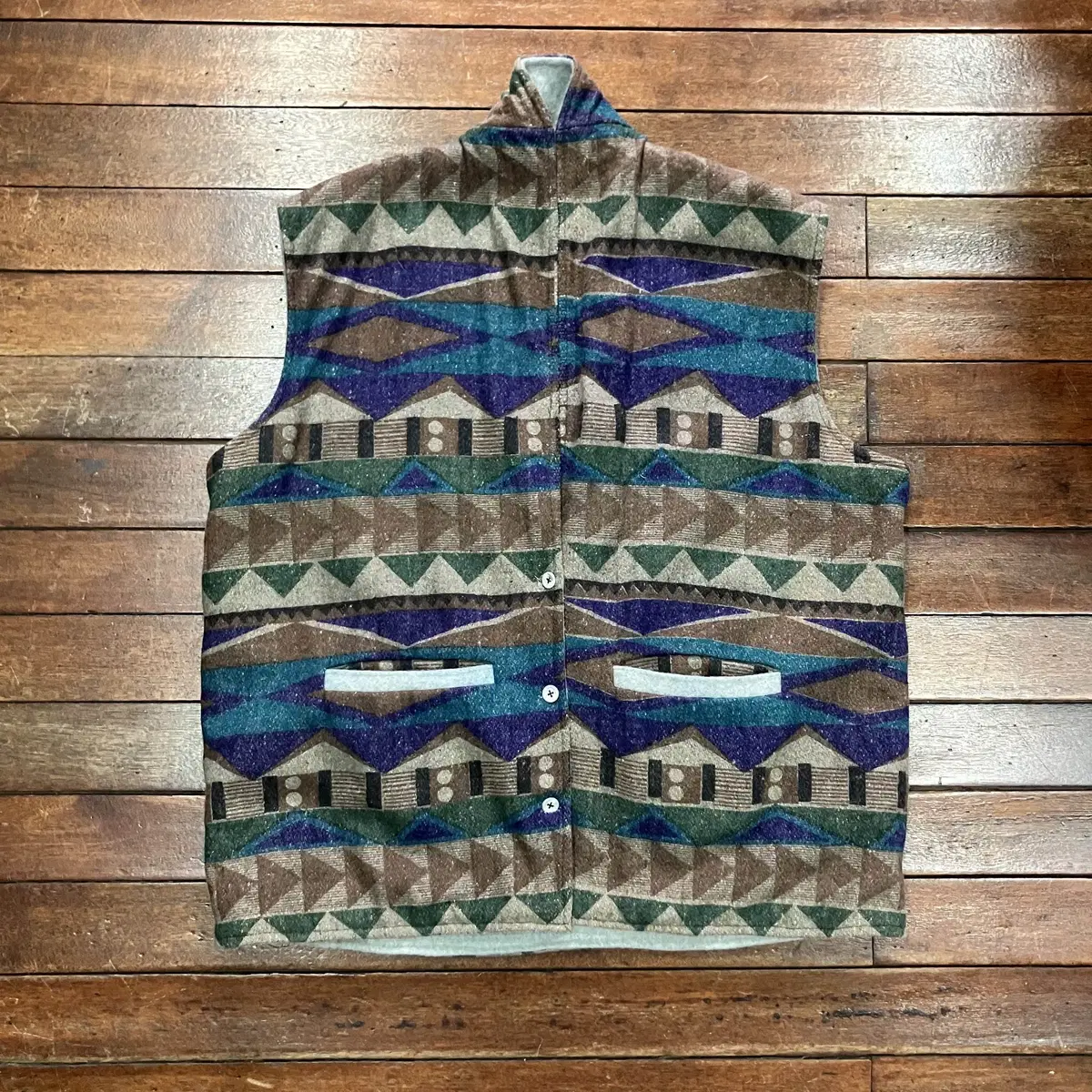 Vintage Navajo Reversible Vest Jo