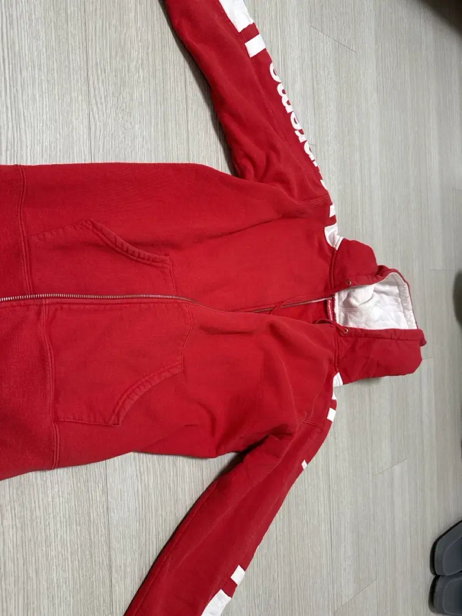 Supreme Track Hooded Zip-up L