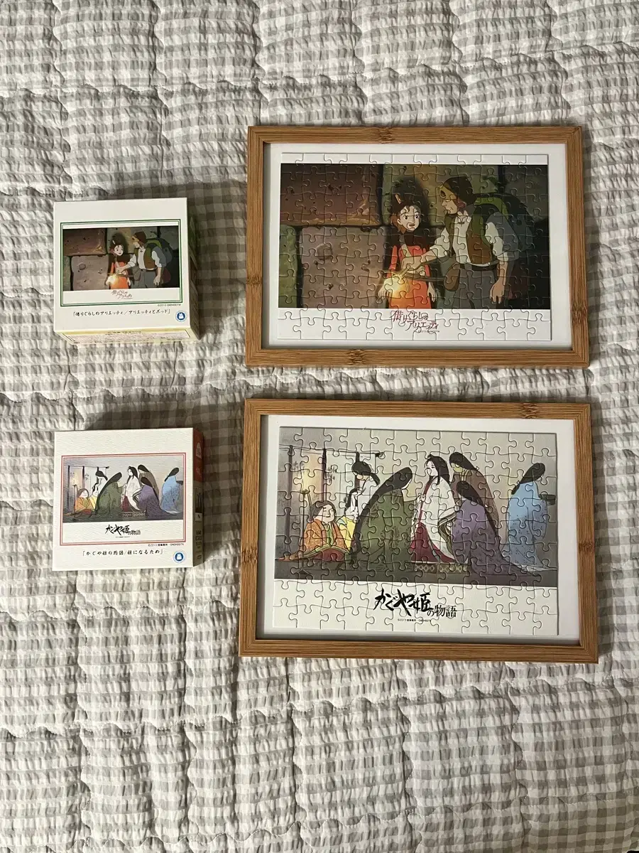 Bulk Feeding!!) Ghibli Marmaletti, Princess Kaguya Puzzle + Frame Set