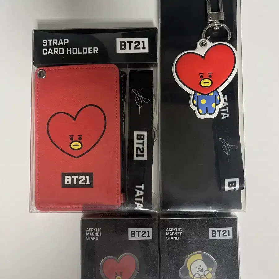 Bt21 키링 카드지갑 아크릴스탠드