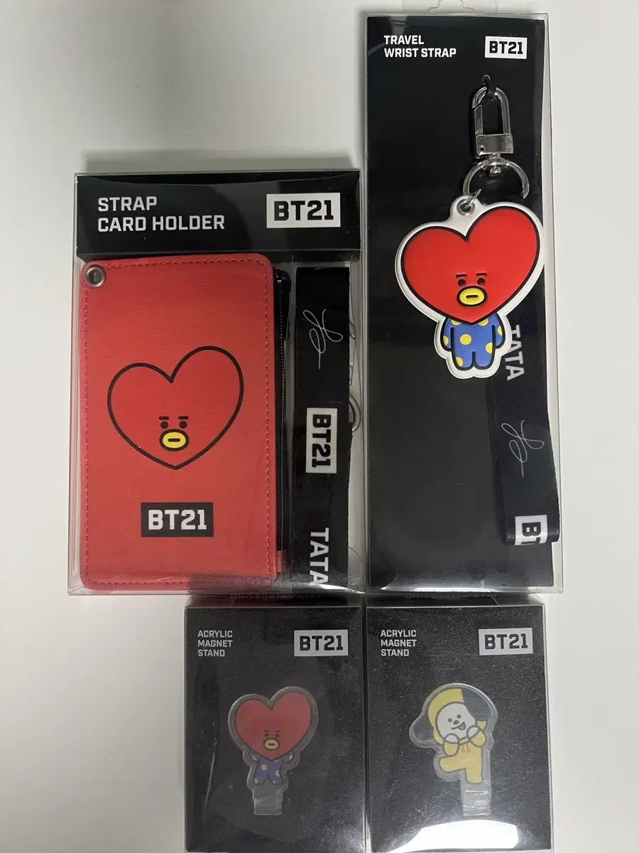 Bt21 keyring Card Holder Acrylic Stand