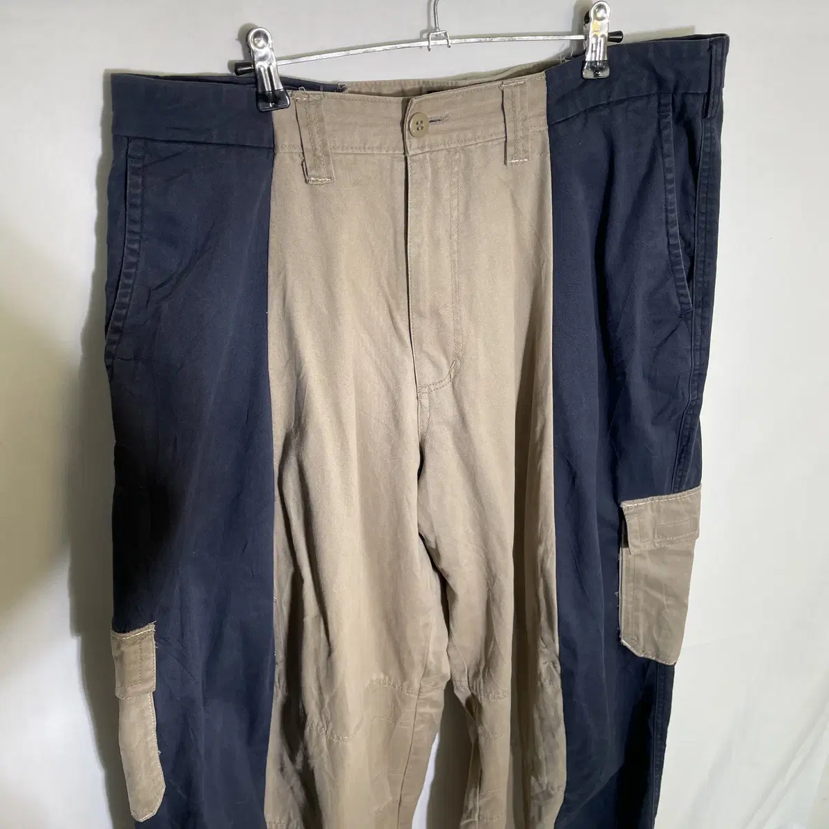 Remake Two-Tone Wide Balloon Fit Chino Pants 34-35