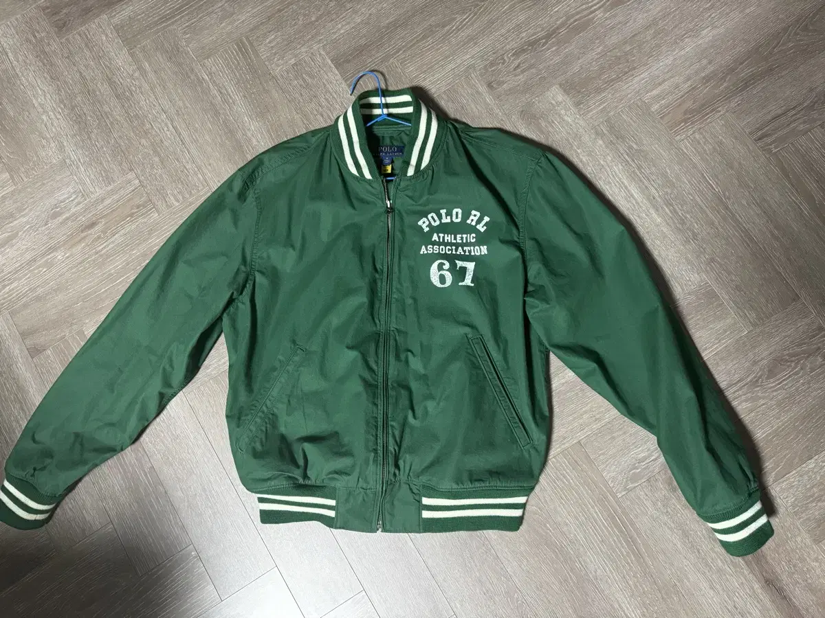 Polo Poplin Green Varsity Jacket