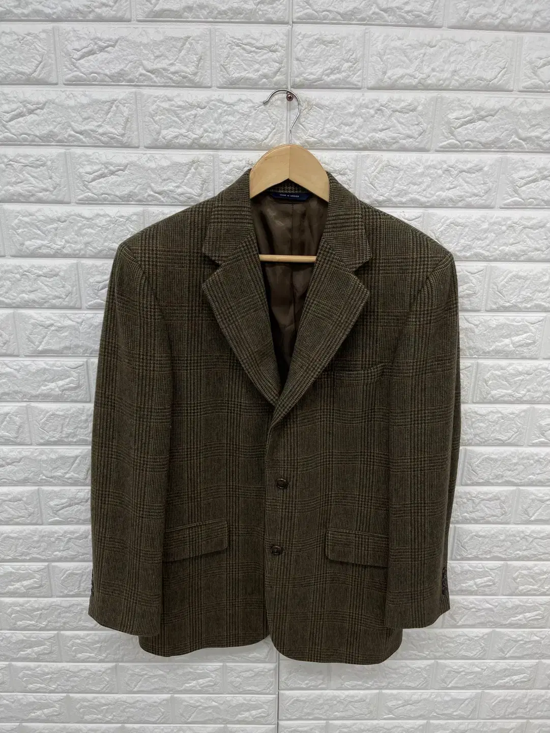 Brooks Brothers Camelhair Check Blazer(95) / B-1838