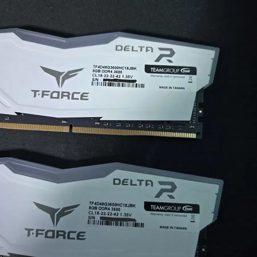 팀그룹 ddr4 16gb(8gb x 2ea) 3600 cl18 박스풀