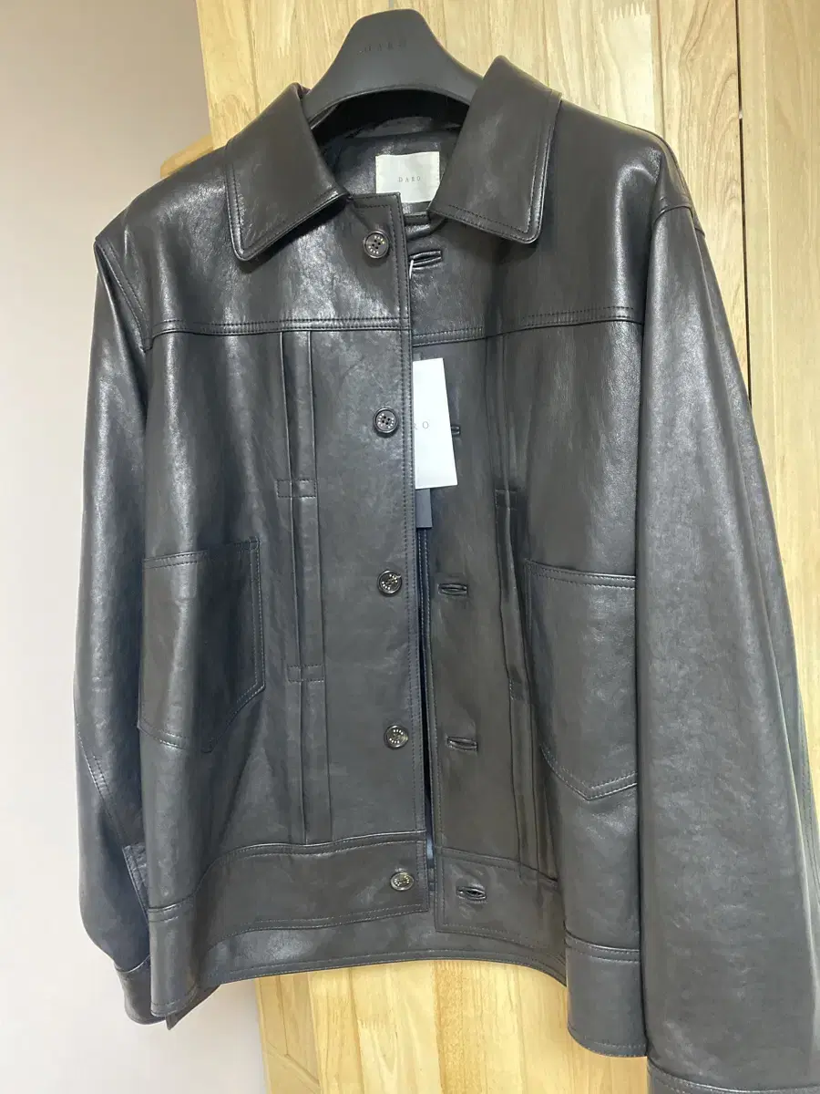 DARO ONLY FRANK Vegetable Lambskin Leather Jacket