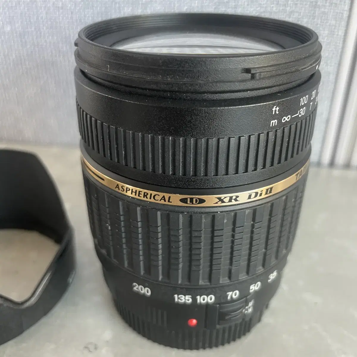 캐논 탐론 슈퍼 줌 렌즈18-200MM XR DI II  후드 필터 포함