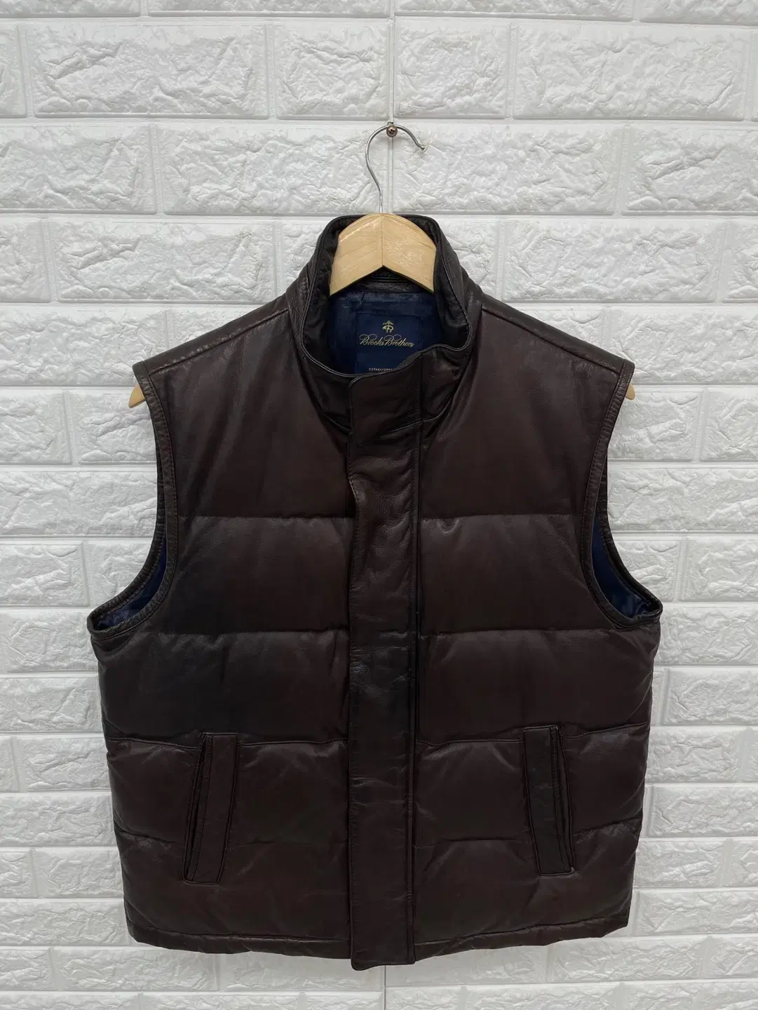 Brooks Brothers Sheepskin Padded Vest (M/95~100) / B-1843