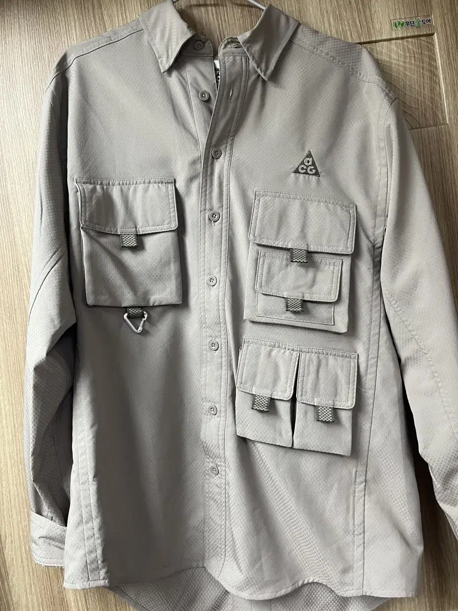 Nike ACG Devestation Work Shirt Beige M