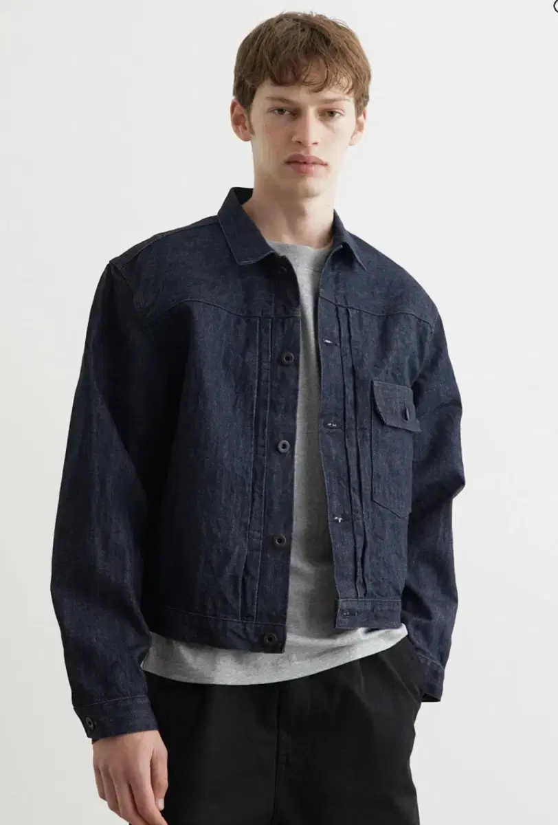 [4(XL)]Capital 14oz Denim 1st Jacket Indigo