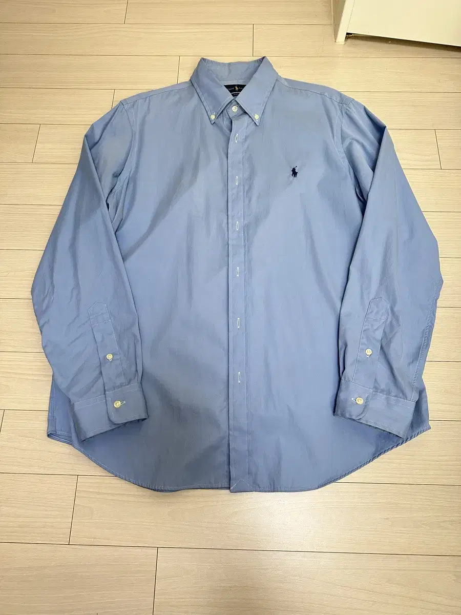 L) Polo Classic Fit Poplin Shirt Sky Blue