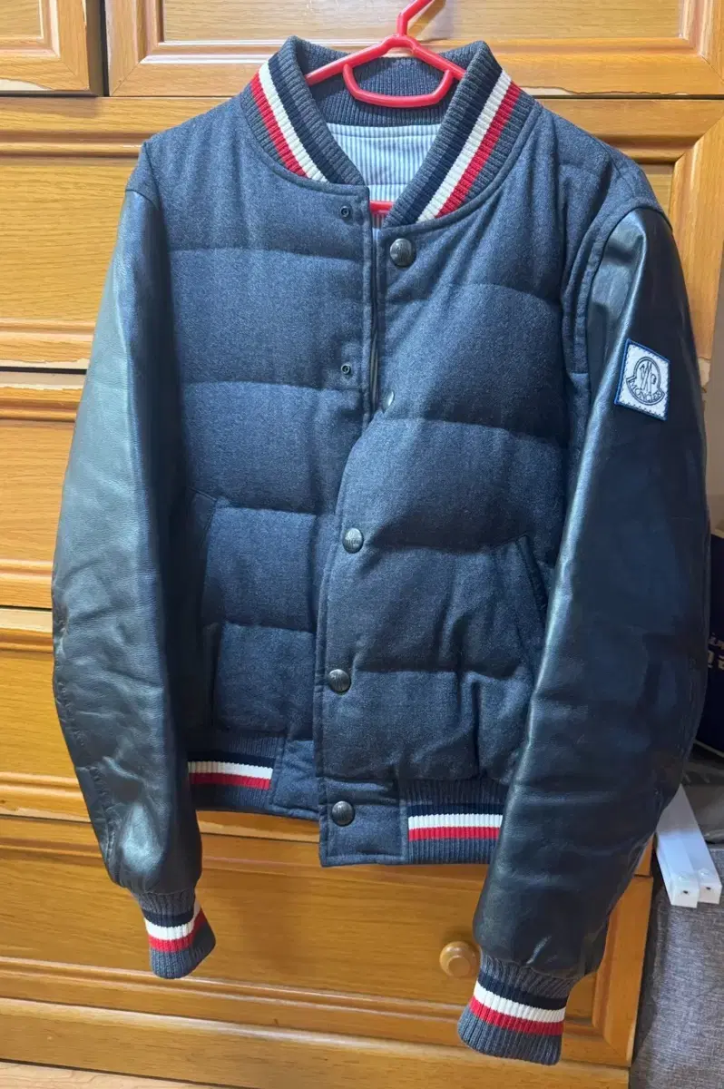 Moncler down bomber jacket, size 1