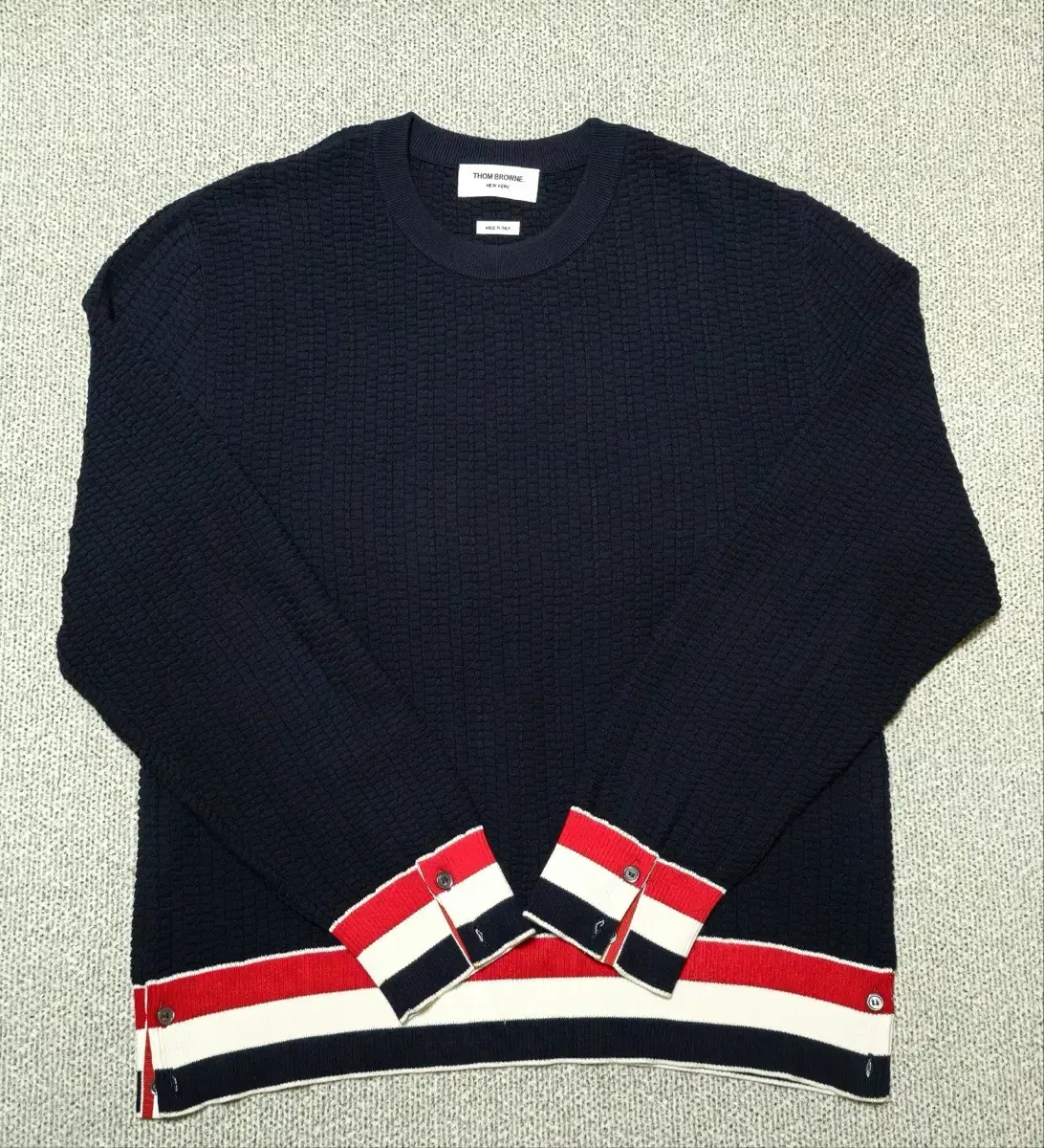 [5] Thom Browne RWB Ribbed Knit