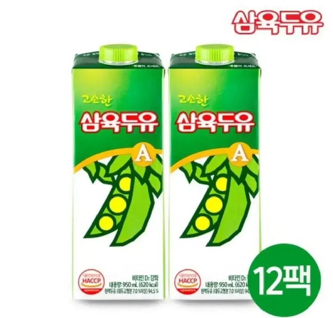 [무료배송] 고소한 삼육두유A 950ml 12팩