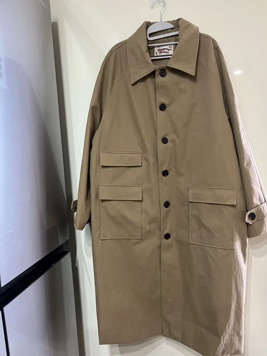 (2)Rugged House Buffed Overcoat Beige