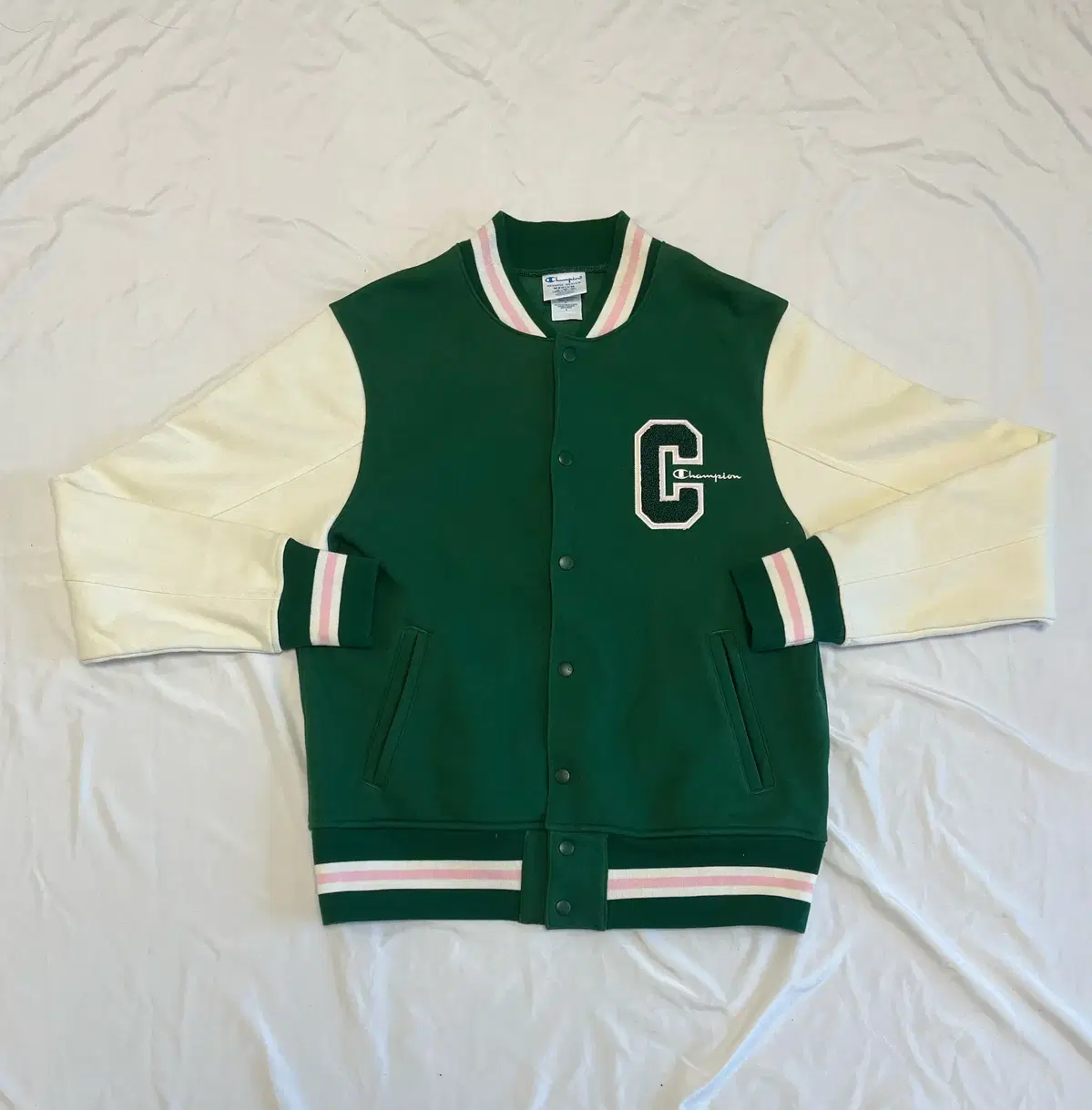 Champion Reverse Weave Brushed Lined Baseball Jumper