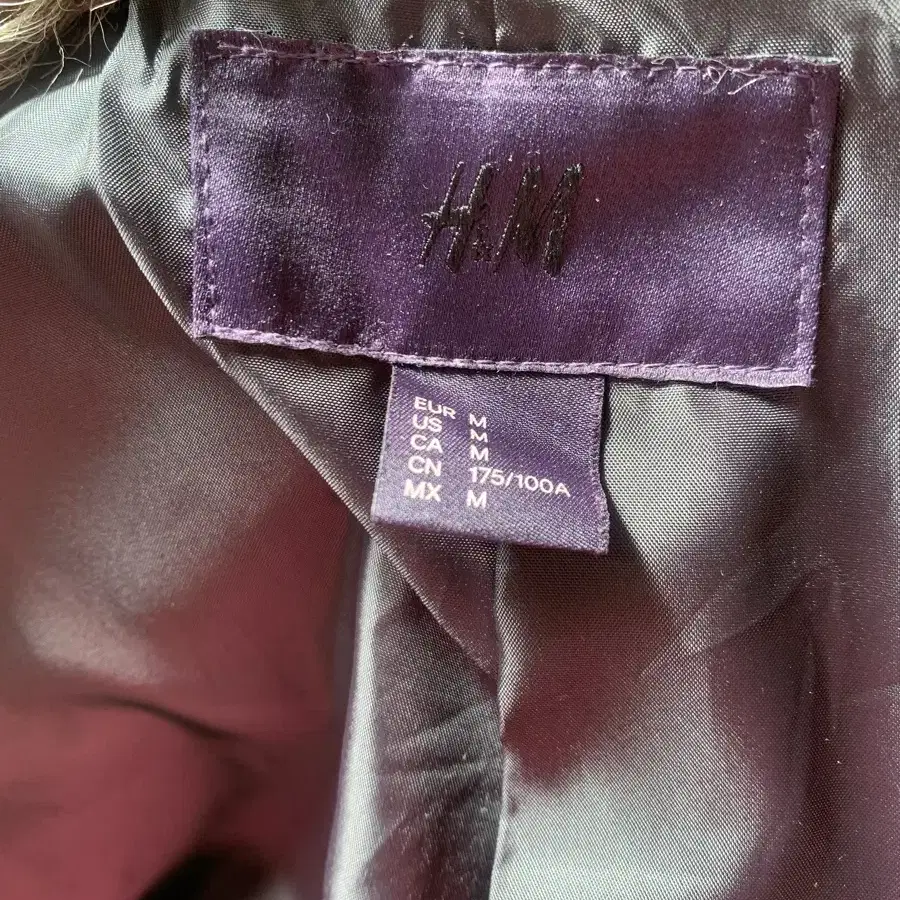 영국 H&M 퍼코트