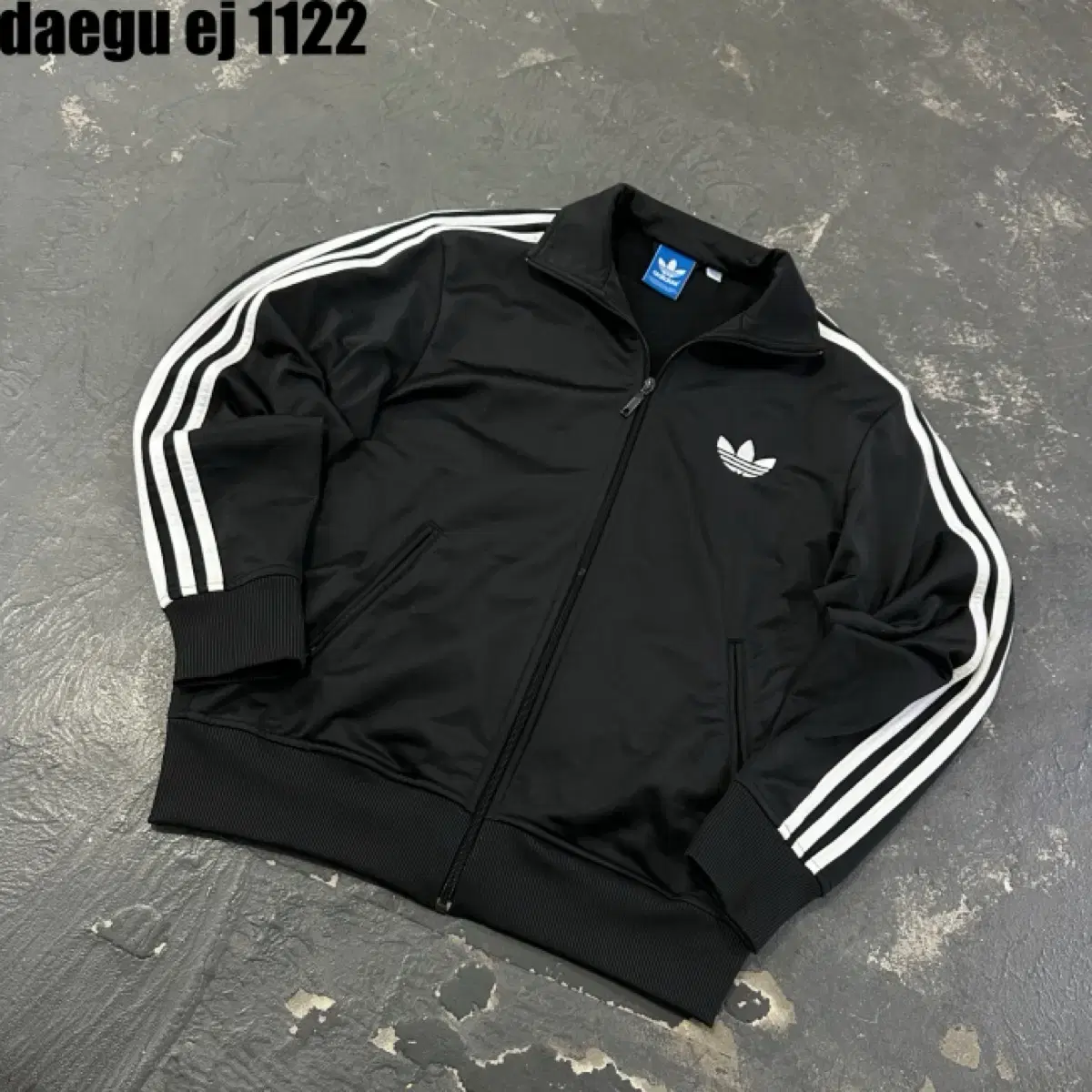 adidas Firebird Jersey Zip-Up Black 105