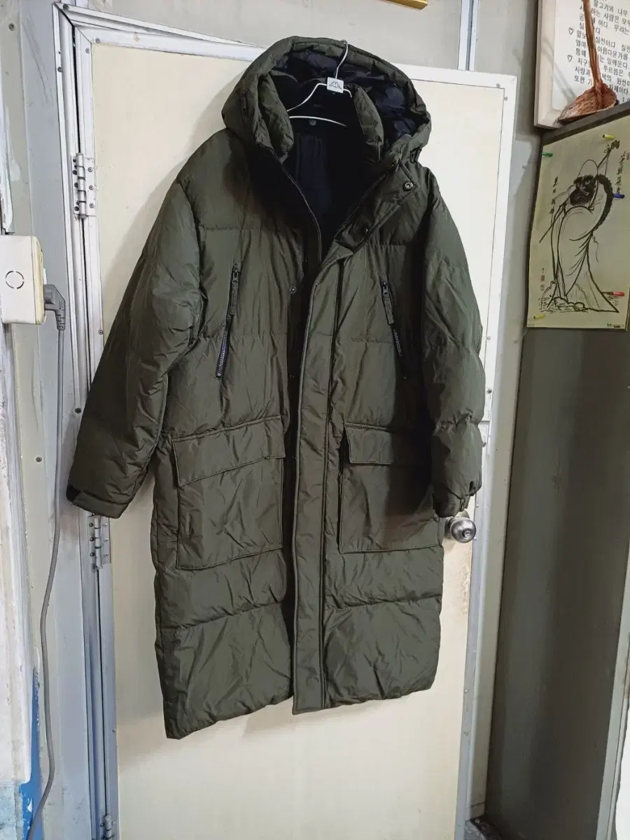 Spao Men's Long Padded Parka 105 Size