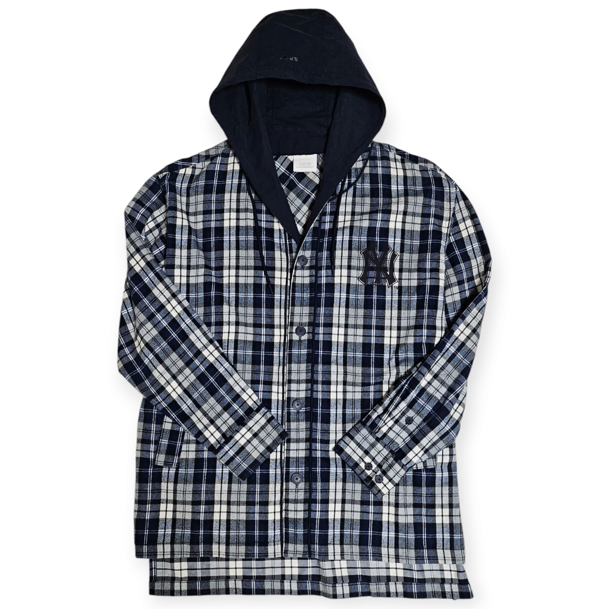 MLB Hooded Check Shirt