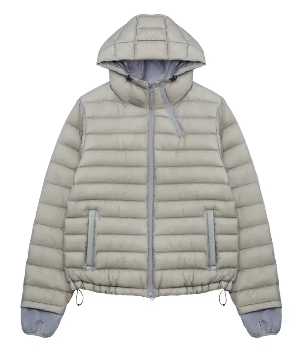 San San Gear Serpentine Puffer Jacket Grey - 24FW 2 sizes