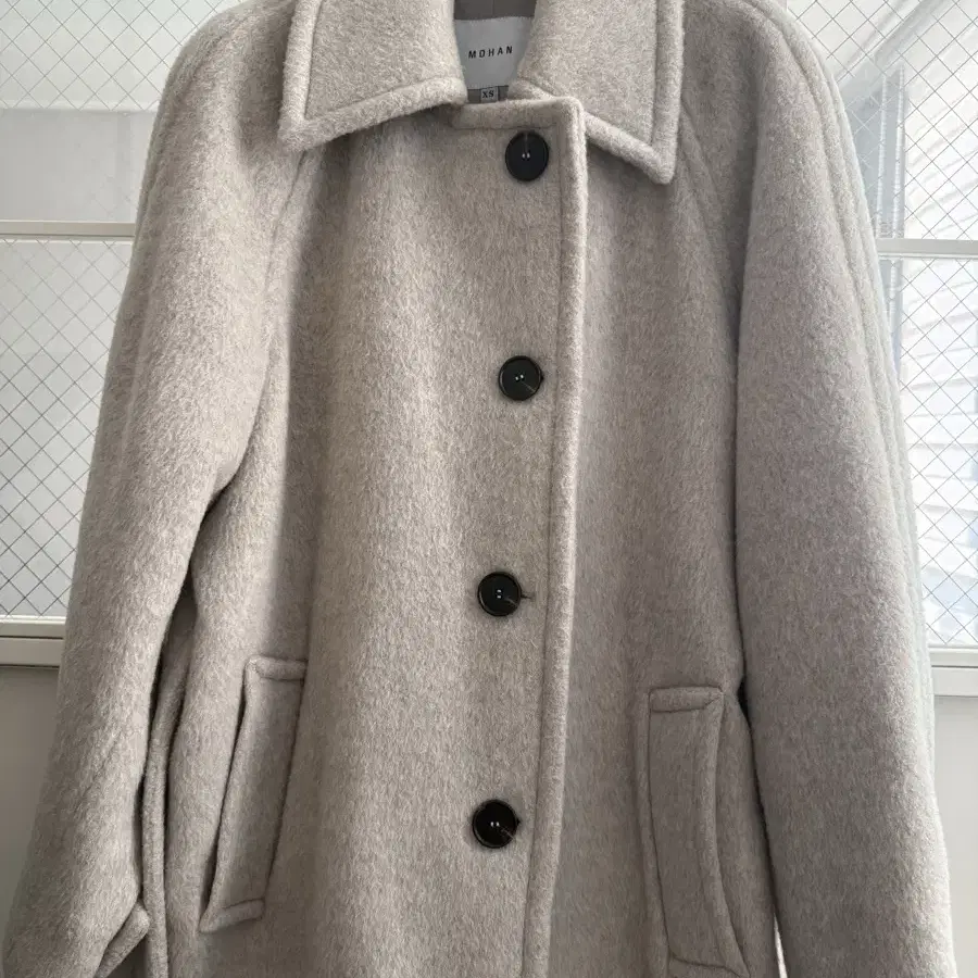 TWW WOOL100 SEMI DOUBLE COAT