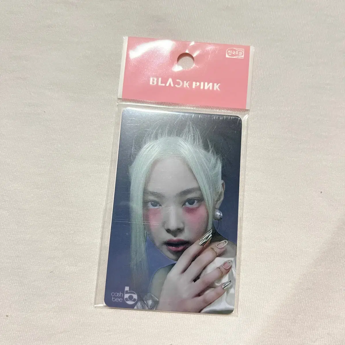 Black Pink X CashBee jennie Transportation Card