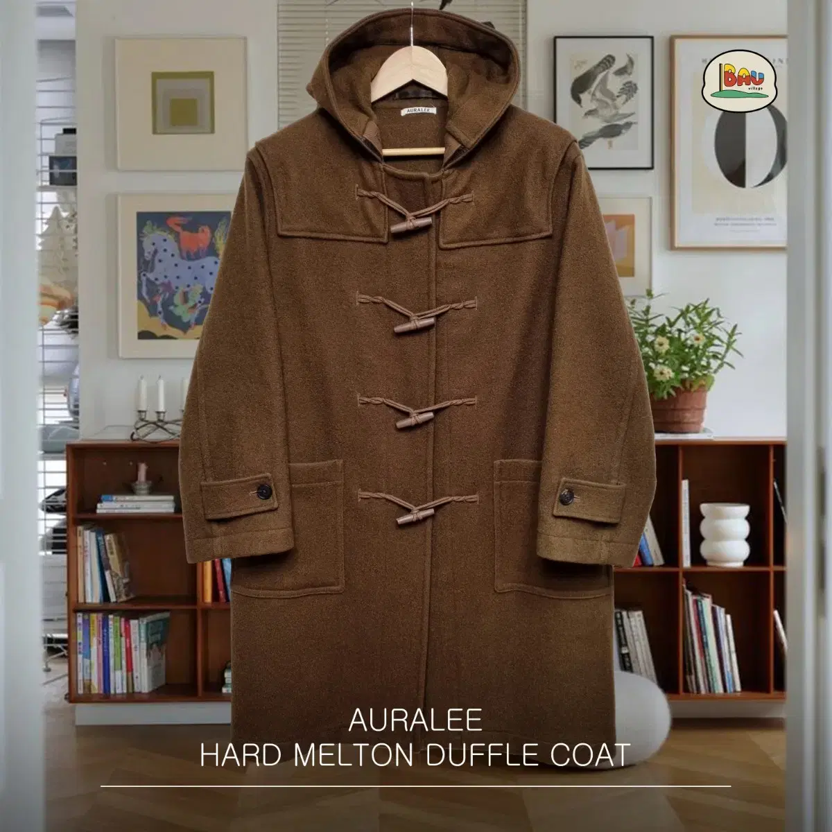 Orari Hard Melton Duffel Coat