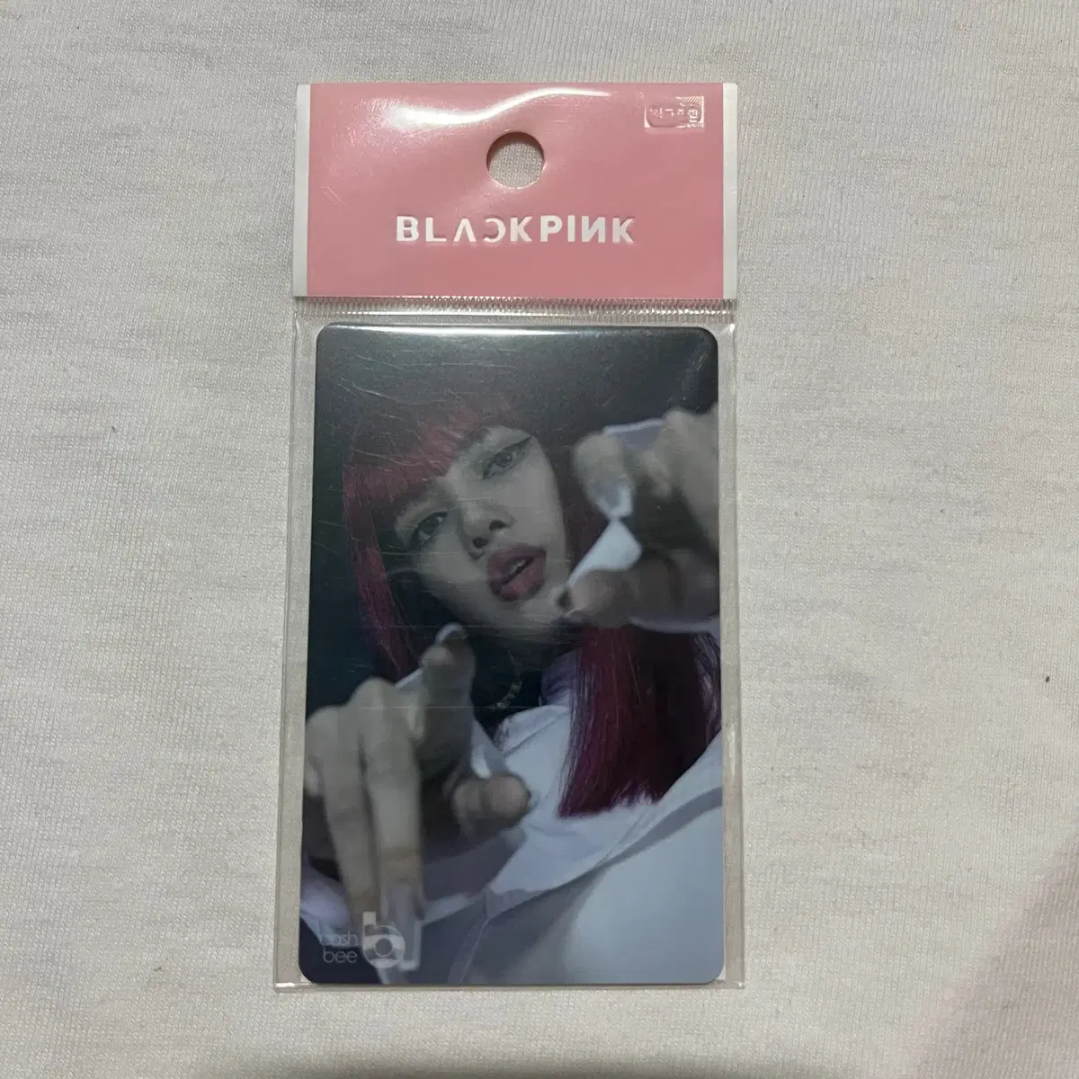 Black Pink X CashBee lisa Transportation Card