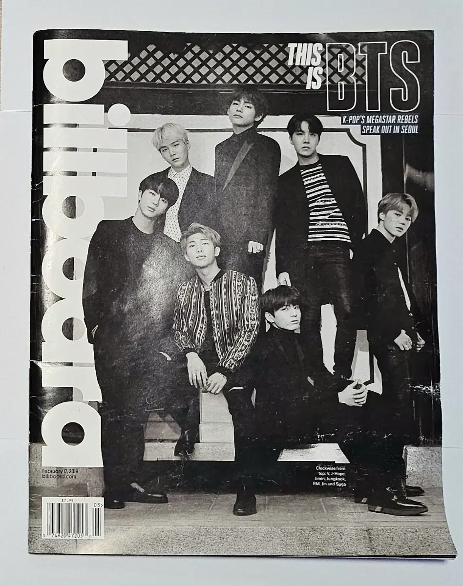 Billboard bts Group cover magazine (2018)